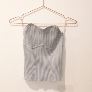 Aritzia Wilfred Saraille Knit Tube Top sz Small